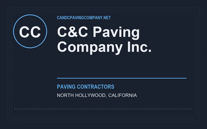 C&C Paving Company Inc. in North Hollywood, California