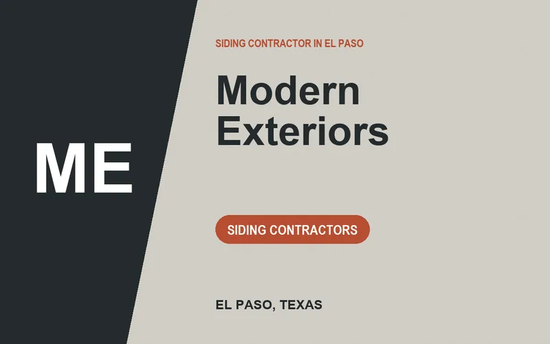 Modern Exteriors in El Paso, Texas