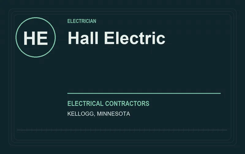 Hall Electric in Kellogg, Minnesota