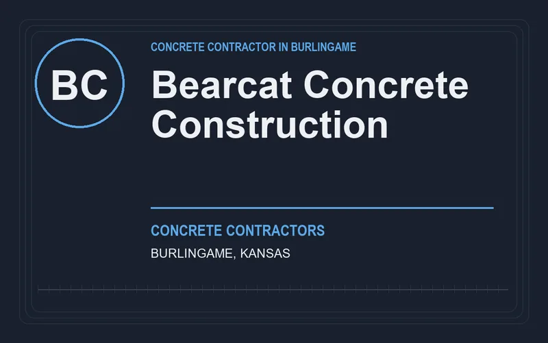 Bearcat Concrete Construction in Burlingame, Kansas