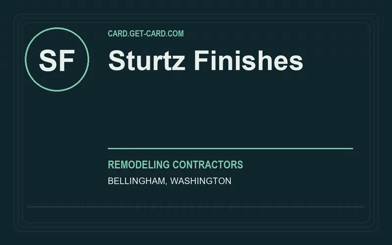 Sturtz Finishes in Bellingham, Washington