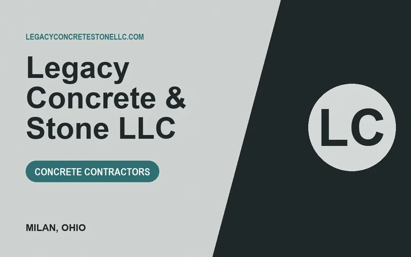 Legacy Concrete & Stone LLC in Milan, Ohio