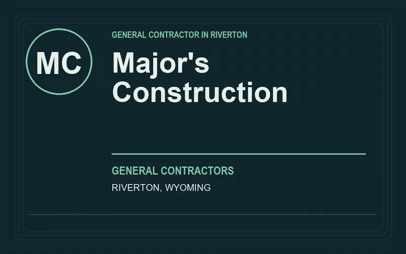 Major's Construction in Riverton, Wyoming