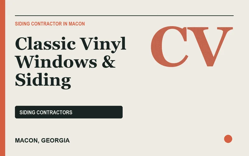 Classic Vinyl Windows & Siding in Macon, Georgia