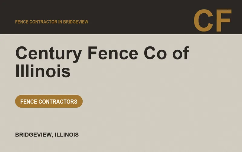 Century Fence Co of Illinois in Bridgeview, Illinois