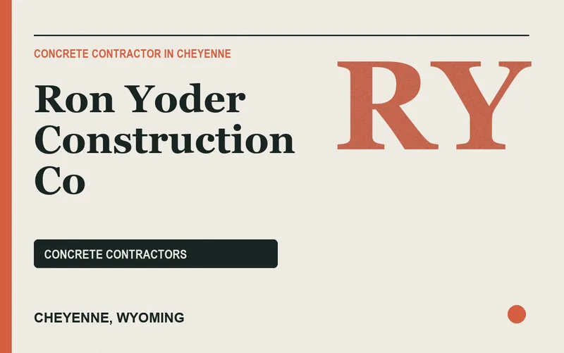 Ron Yoder Construction Co in Cheyenne, Wyoming