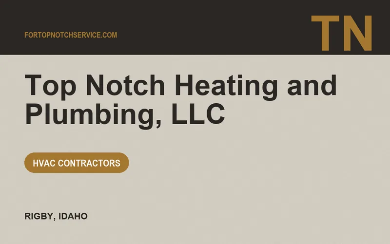Top Notch Heating and Plumbing, LLC in Rigby, Idaho