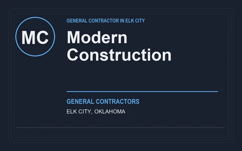 Modern Construction in Elk City, Oklahoma