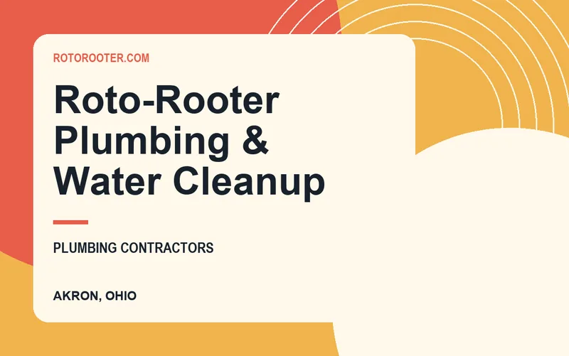 Roto-Rooter Plumbing & Water Cleanup in Akron, Ohio