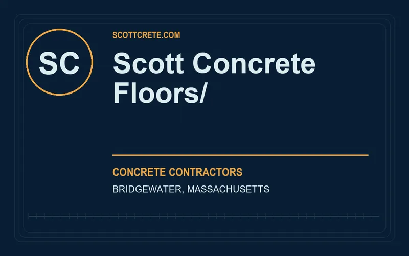 Scott Concrete Floors/ in Bridgewater, Massachusetts