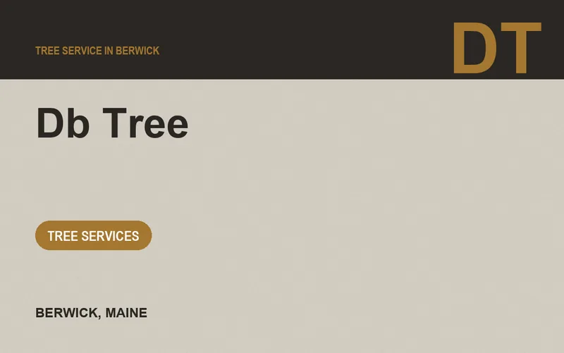 Db Tree in Berwick, Maine