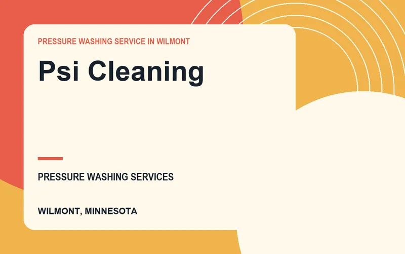 Psi Cleaning in Wilmont, Minnesota