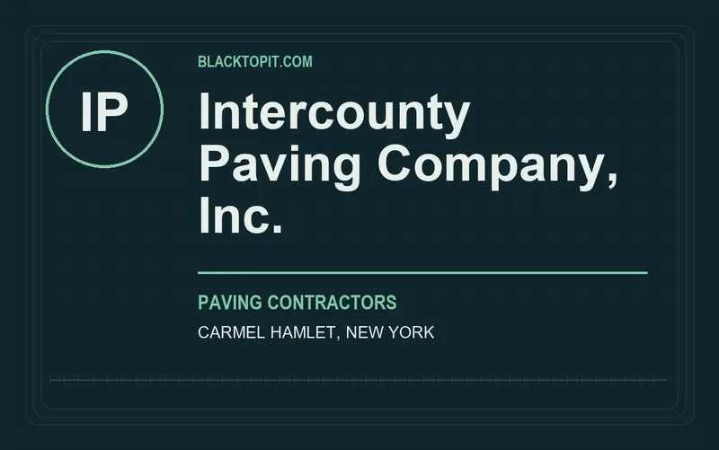 Intercounty Paving Company, Inc. in Carmel Hamlet, New York