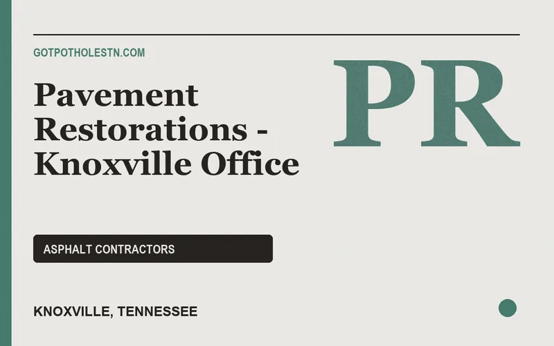Pavement Restorations - Knoxville Office in Knoxville, Tennessee