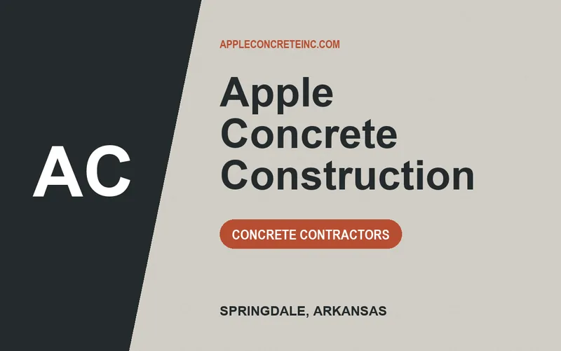 Apple Concrete Construction in Springdale, Arkansas
