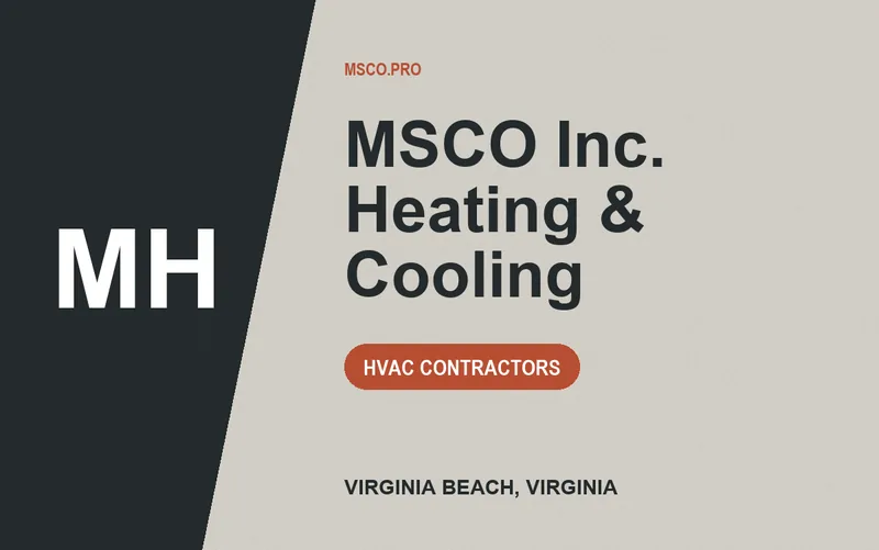 MSCO Inc. Heating & Cooling in Virginia Beach, Virginia