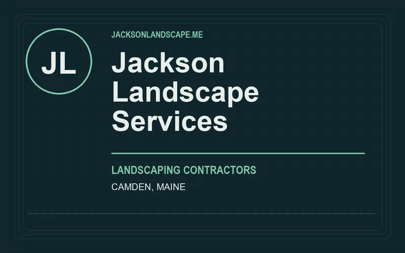 Jackson Landscape Services in Camden, Maine