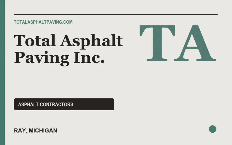 Total Asphalt Paving Inc. in Ray, Michigan