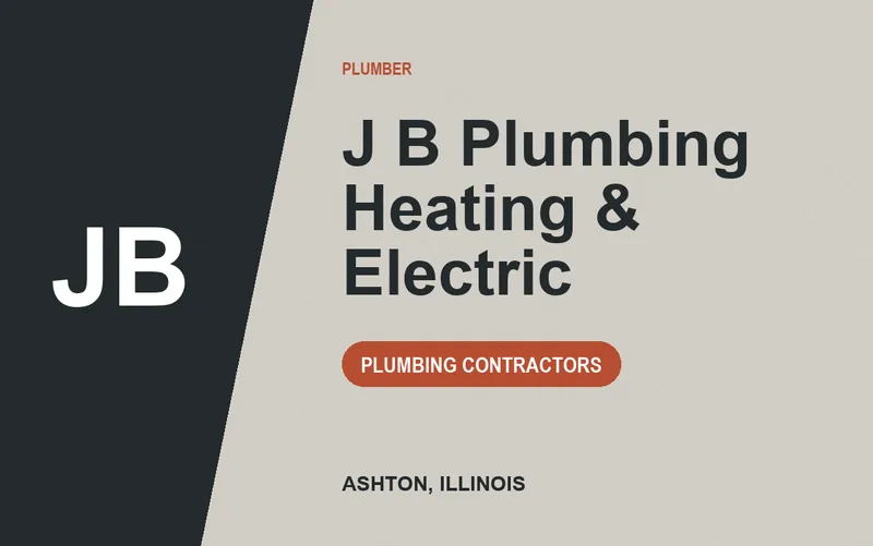 J B Plumbing Heating & Electric in Ashton, Illinois