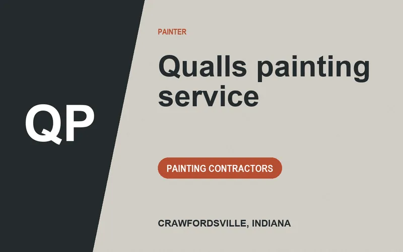 Qualls painting service in Crawfordsville, Indiana