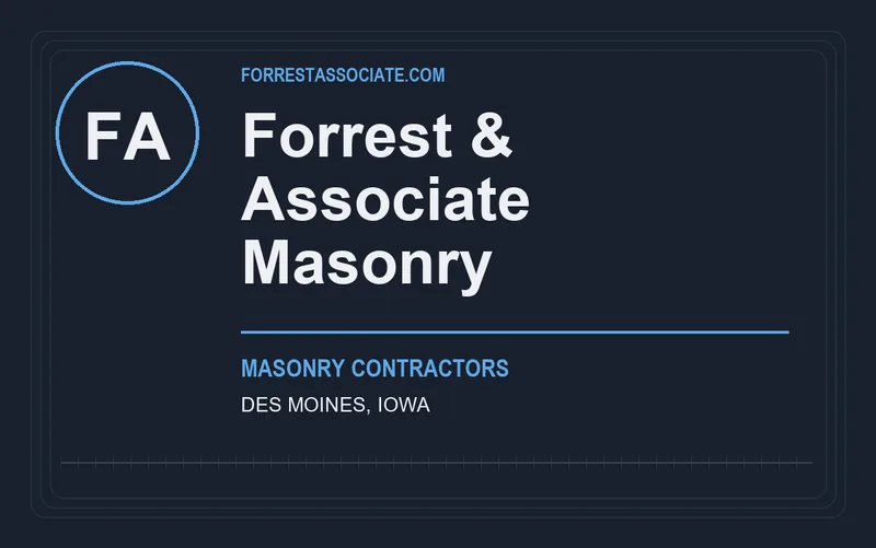 Forrest & Associate Masonry in Des Moines, Iowa