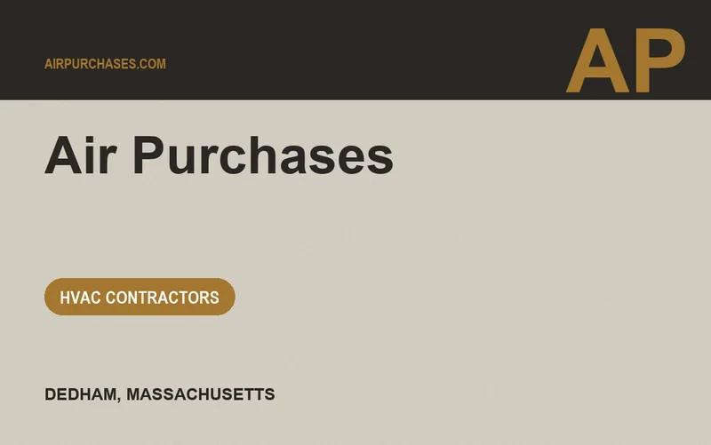 Air Purchases in Dedham, Massachusetts