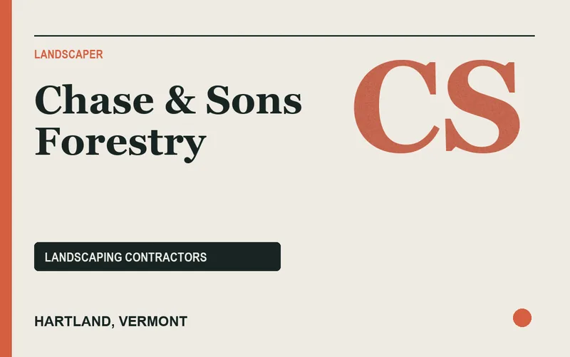 Chase & Sons Forestry in Hartland, Vermont