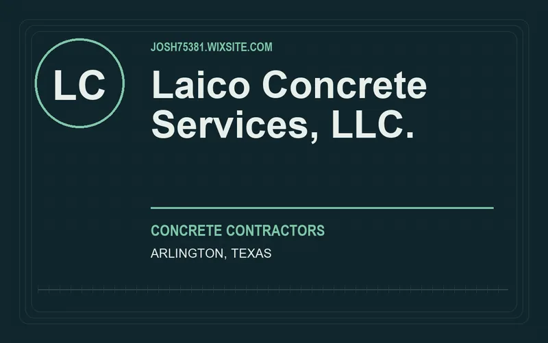 Laico Concrete Services, LLC. in Arlington, Texas