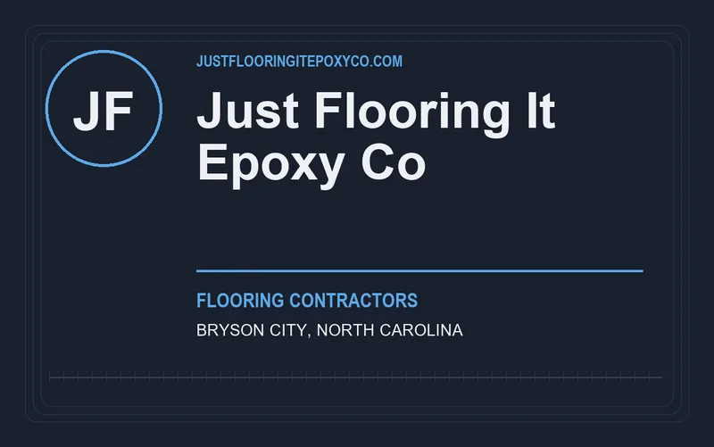 Just Flooring It Epoxy Co in Bryson City, North Carolina
