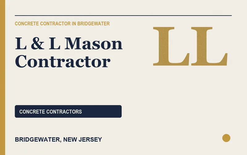 L & L Mason Contractor in Bridgewater, New Jersey