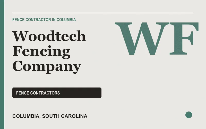 Woodtech Fencing Company in Columbia, South Carolina