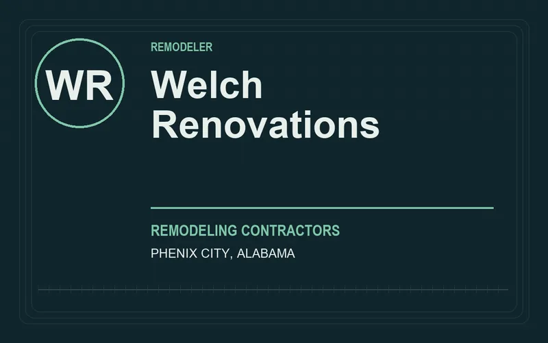 Welch Renovations in Phenix City, Alabama