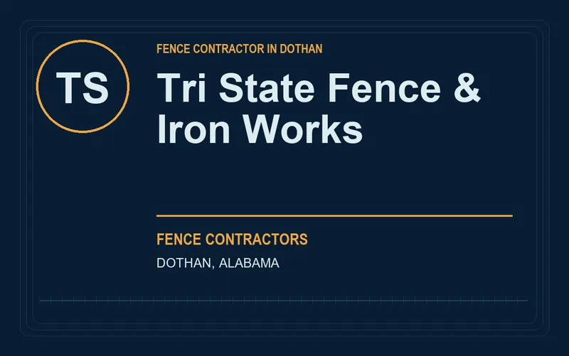 Tri State Fence & Iron Works in Dothan, Alabama