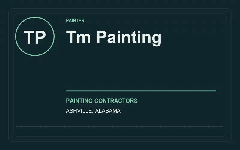 Tm Painting in Ashville, Alabama