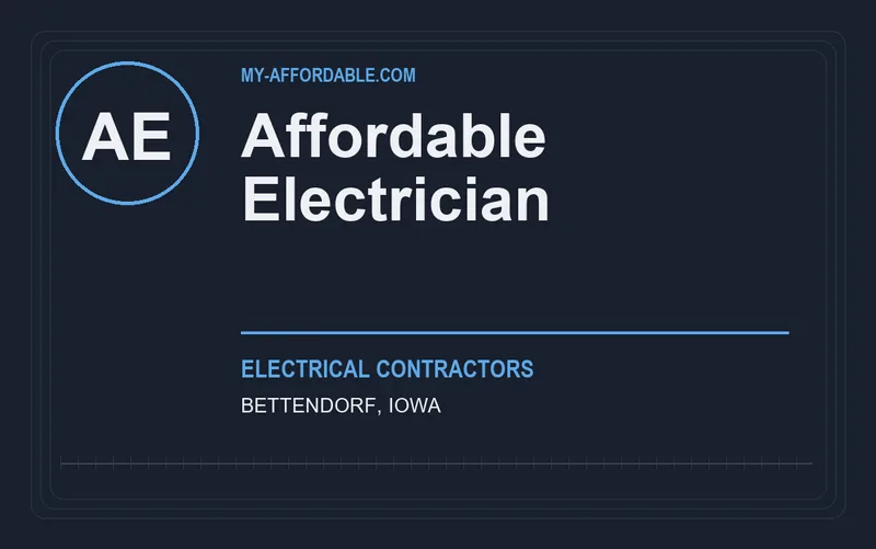 Affordable Electrician in Bettendorf, Iowa