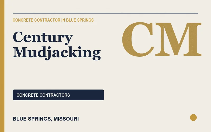 Century Mudjacking in Blue Springs, Missouri
