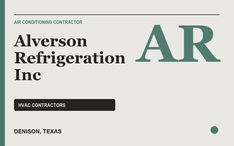 Alverson Refrigeration Inc in Denison, Texas