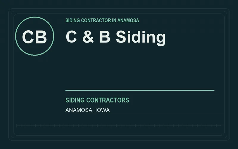 C & B Siding in Anamosa, Iowa