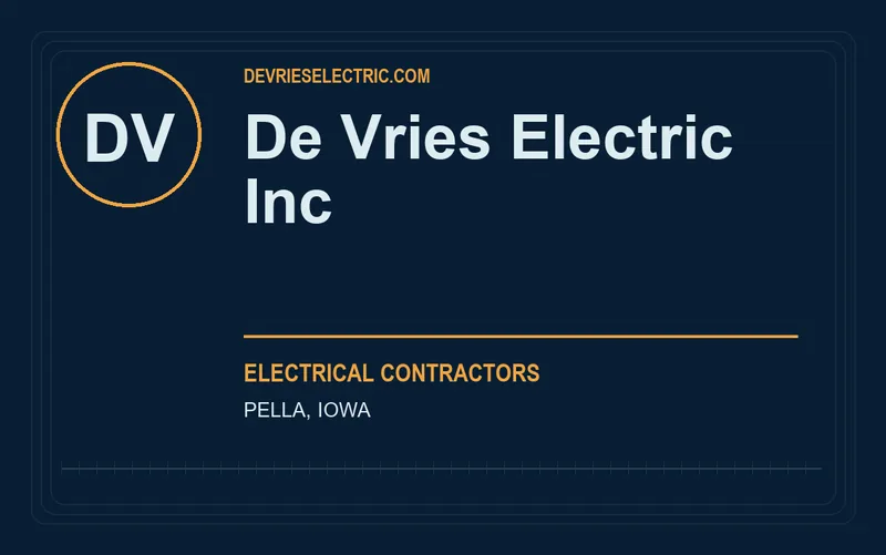De Vries Electric Inc in Pella, Iowa