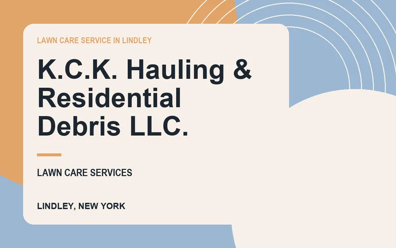 K.C.K. Hauling & Residential Debris LLC. in Lindley, New York
