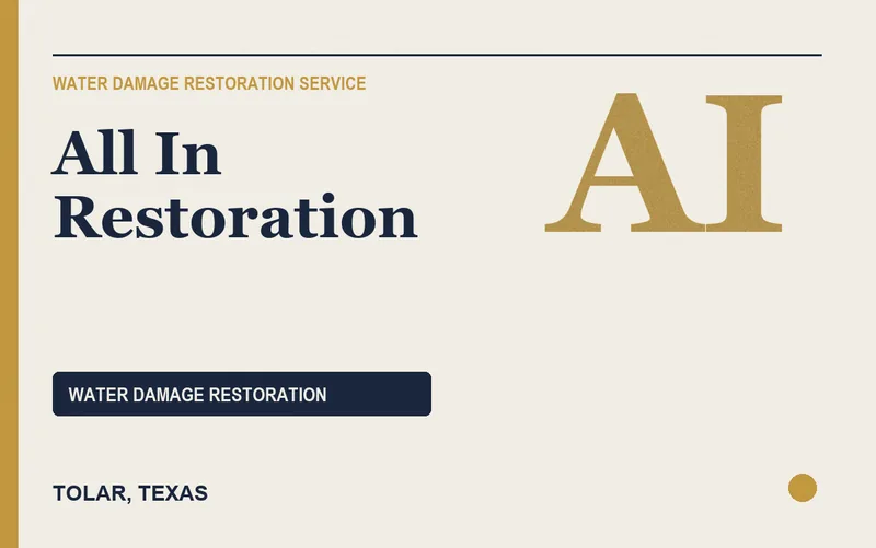 All In Restoration in Tolar, Texas