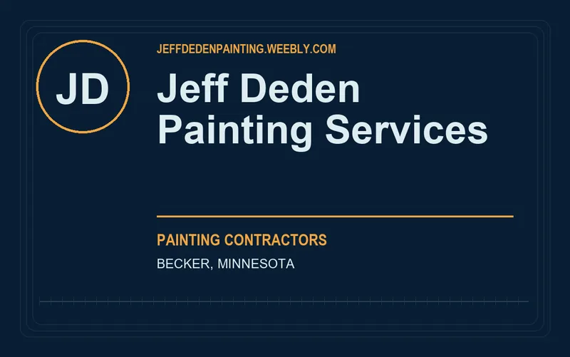 Jeff Deden Painting Services in Becker, Minnesota