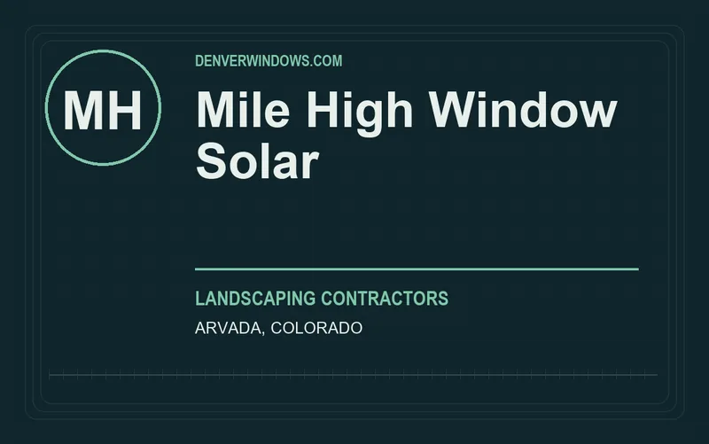 Mile High Window Solar in Arvada, Colorado
