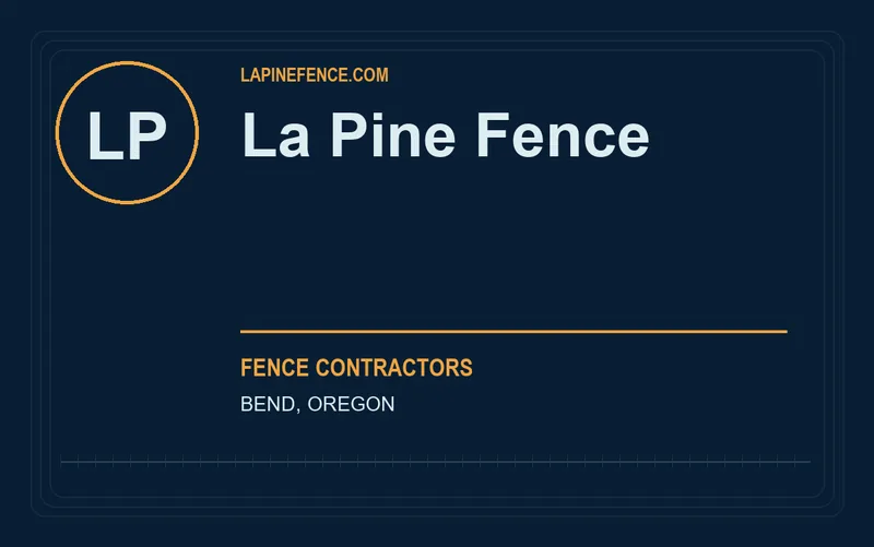 La Pine Fence in Bend, Oregon