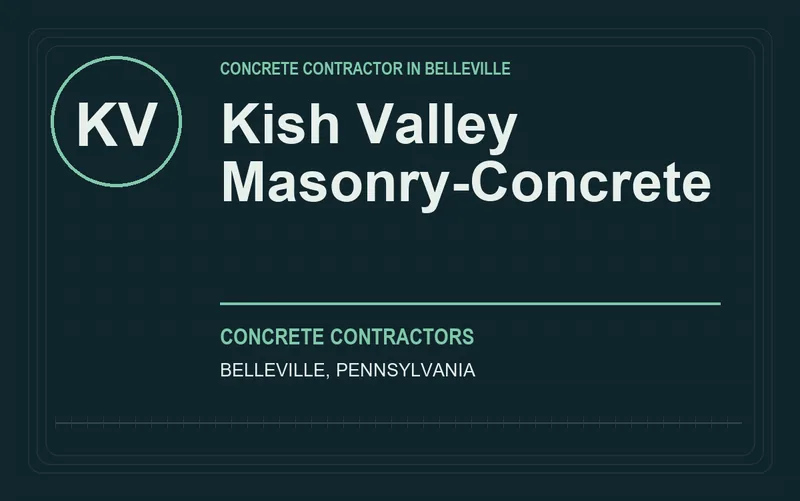 Kish Valley Masonry-Concrete in Belleville, Pennsylvania