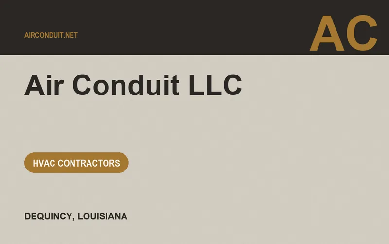 Air Conduit LLC in Dequincy, Louisiana