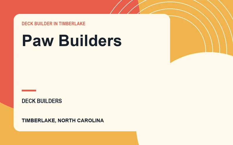 Paw Builders in Timberlake, North Carolina