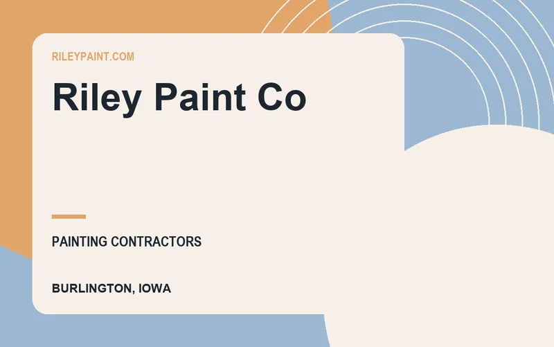 Riley Paint Co in Burlington, Iowa