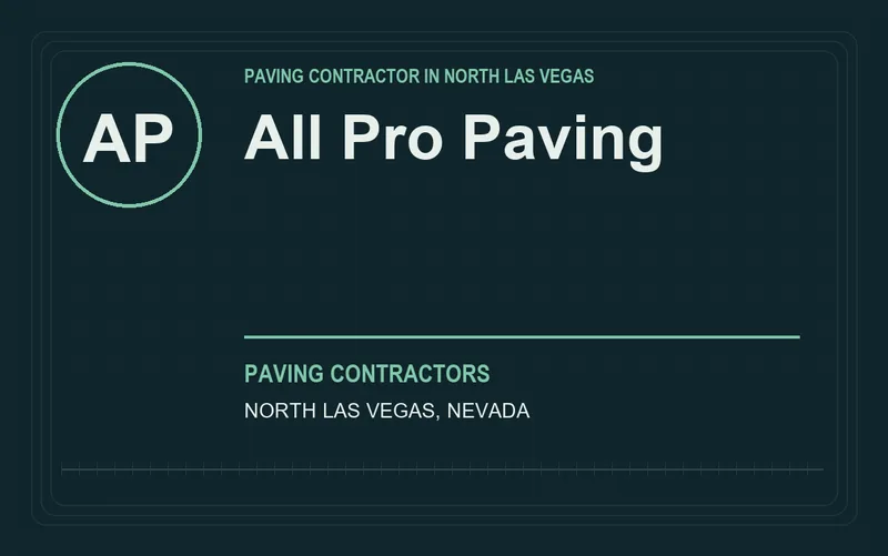 All Pro Paving in North Las Vegas, Nevada