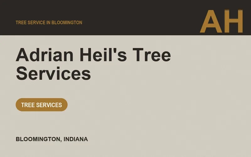 Adrian Heil's Tree Services in Bloomington, Indiana